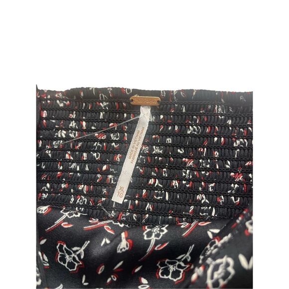 Free People cropped blouse ruffle straps sz XL - Picture 5 of 5